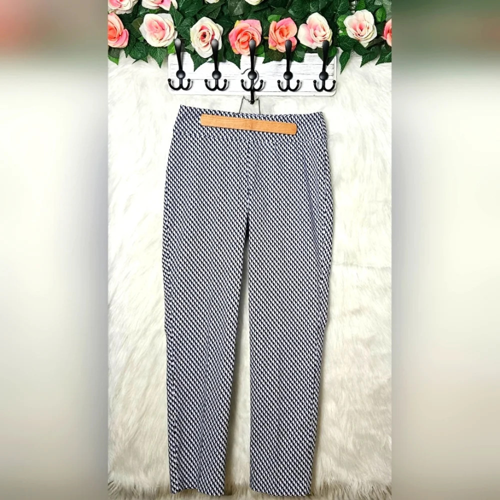 Up! Patterned Skinny Fit Stretch Slacks